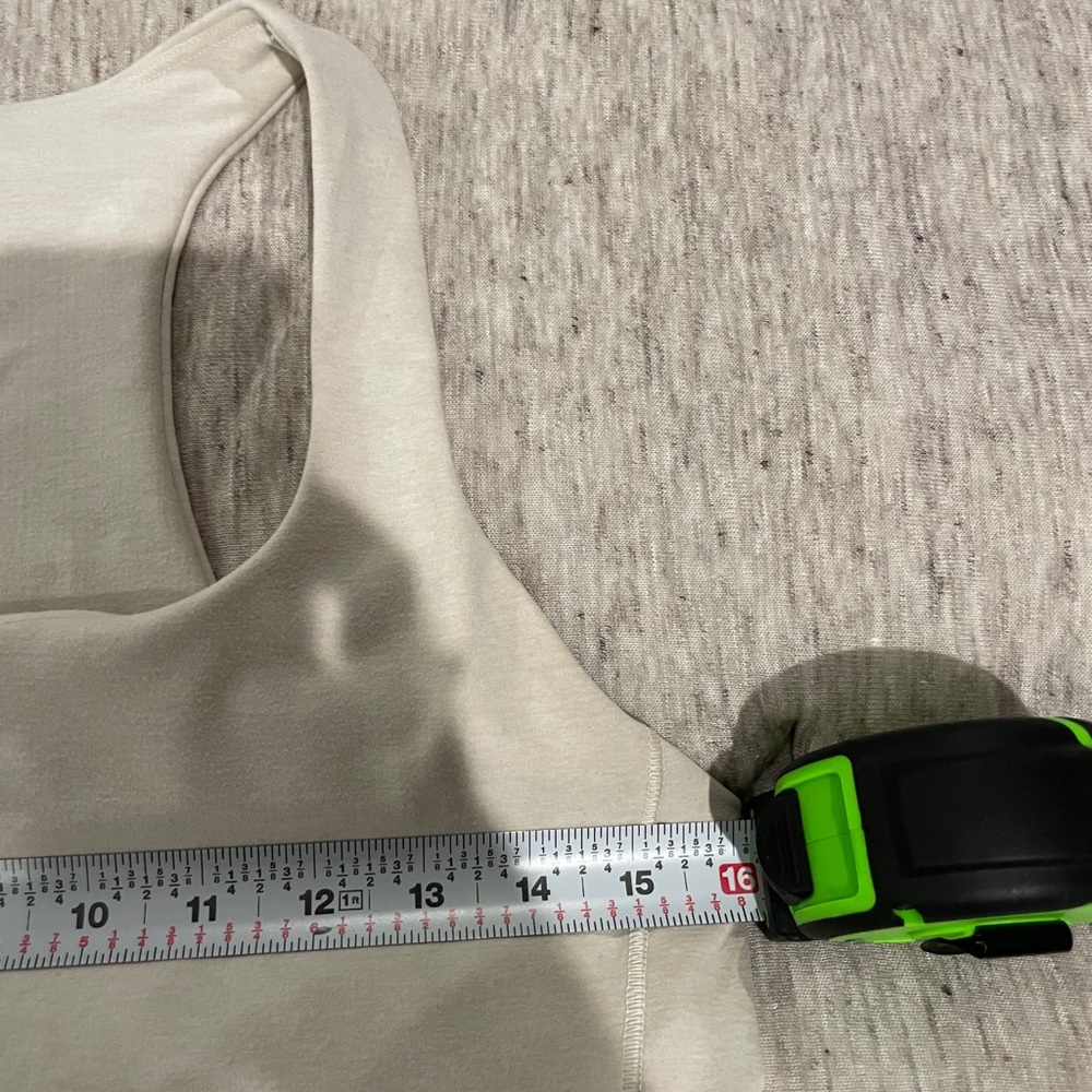Athleta Cream Softluxe Built-In Bra Tank in Cream - Picture 10 of 14